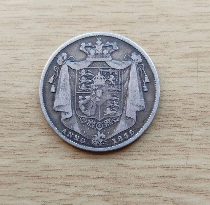 Great Britain 1836 Sterling silver King William 1111 half crown. Nice coin!!