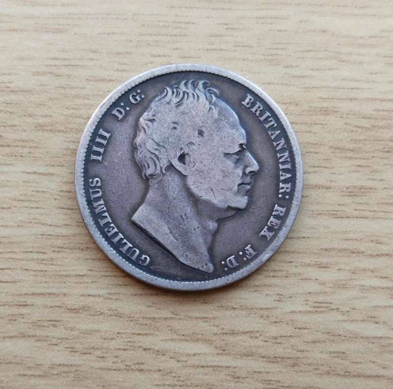 Great Britain 1836 Sterling silver King William 1111 half crown. Nice coin!!