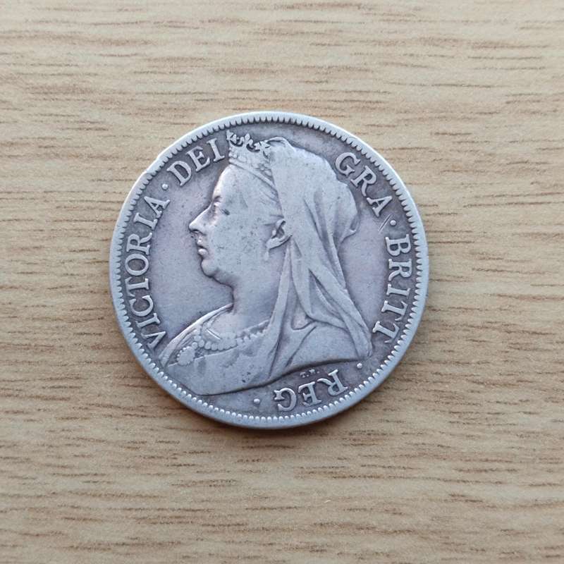 Great Britain Queen Victoria 1897 Silver Two shillings.