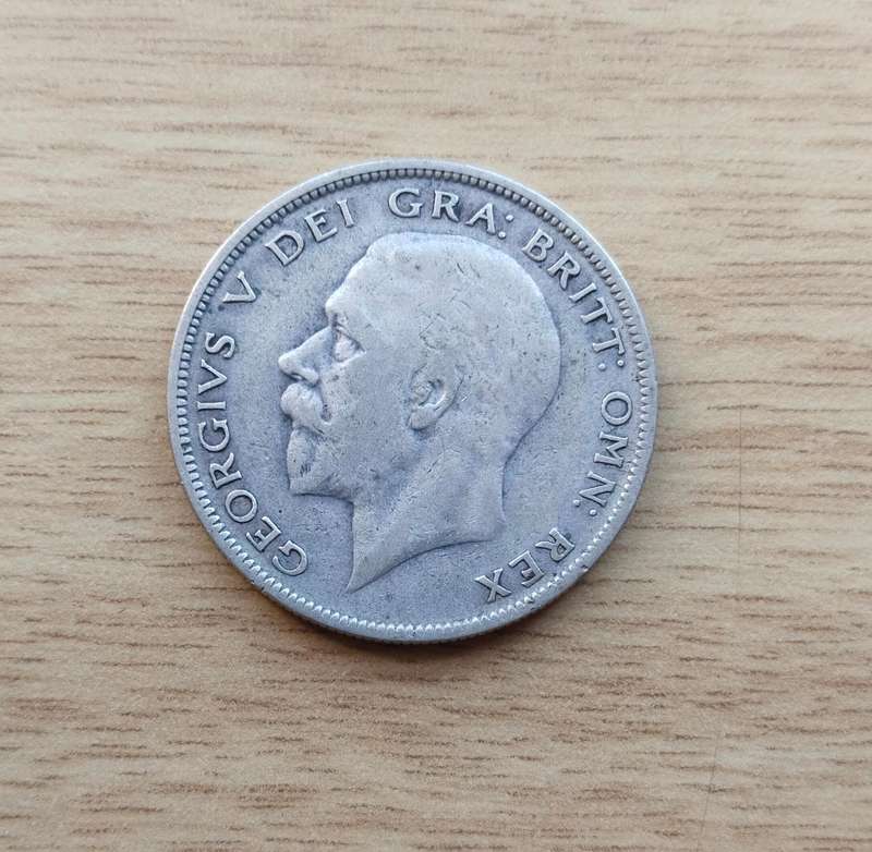 Great Britain 1932 King George V Silver Half Crown.