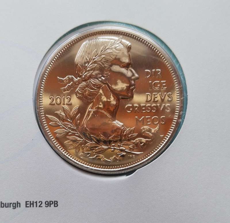 Great Britain 2012 Diamond Jubilee crown coin.
