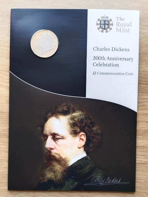 Great Britain 2012 Charles Dickens commemorative Two Pounds. Nice coin!!