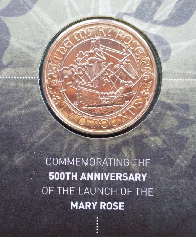 Great Britain 2011 500th Anniversary of the launch of the Mary Rose Two Pounds.