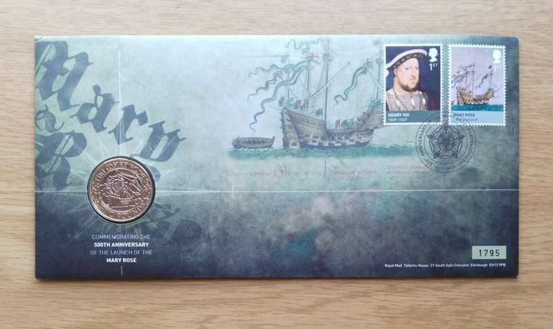 Great Britain 2011 500th Anniversary of the launch of the Mary Rose Two Pounds.