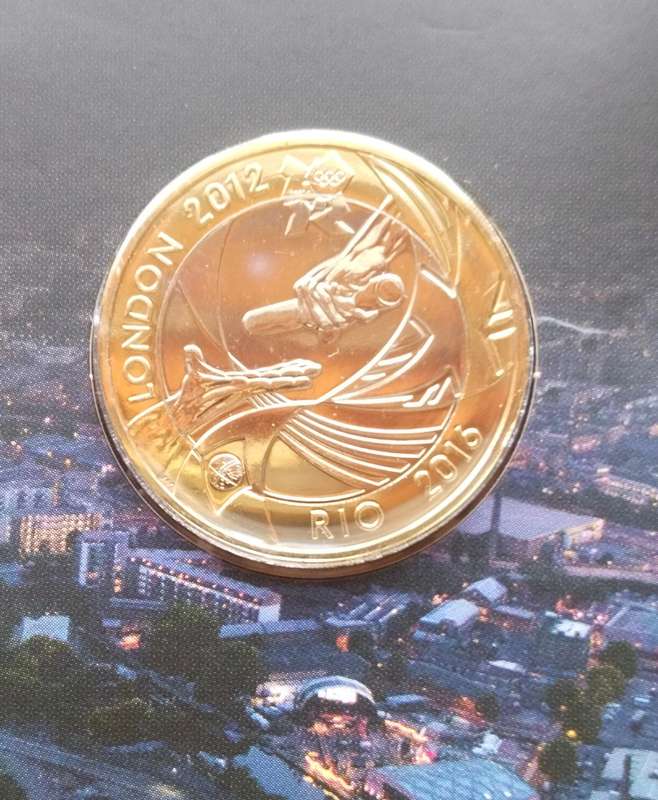Great Britain 2012 Handover to Rio Two Pounds.