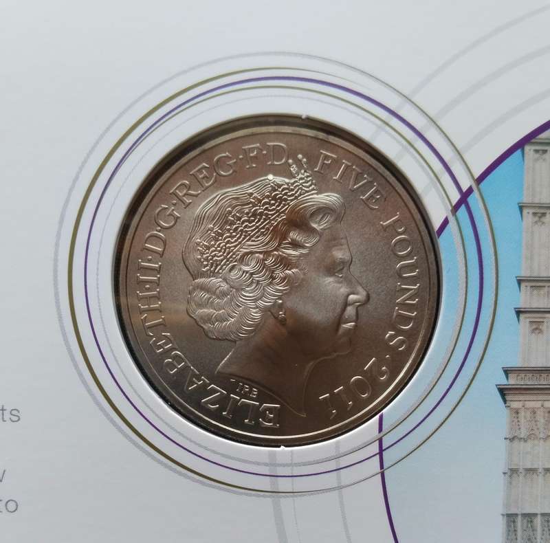 Great Britain 2011 Royal Wedding Five Pounds.