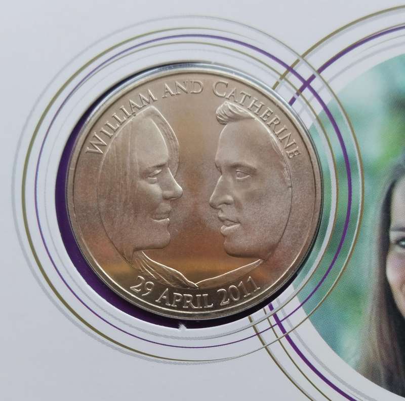 Great Britain 2011 Royal Wedding Five Pounds.