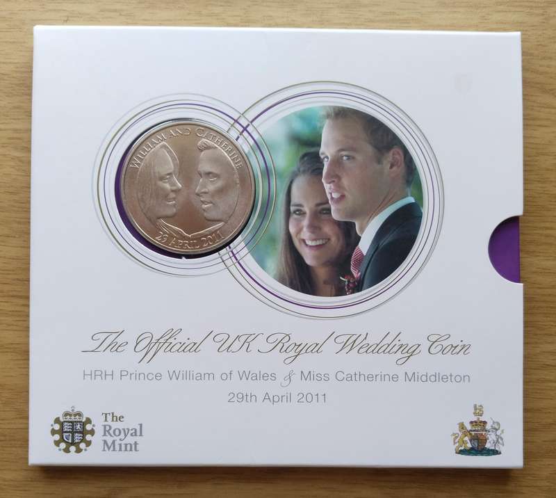 Great Britain 2011 Royal Wedding Five Pounds.