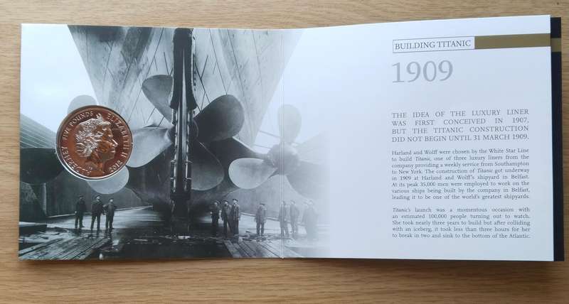 Great Britain 2012 Titanic Five Pounds. Great Coin.