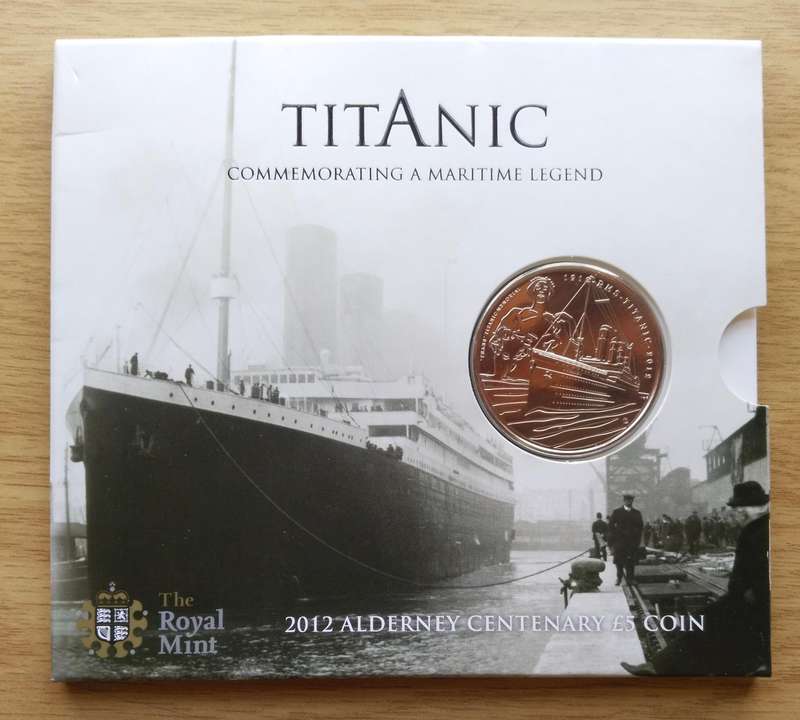 Great Britain 2012 Titanic Five Pounds. Great Coin.