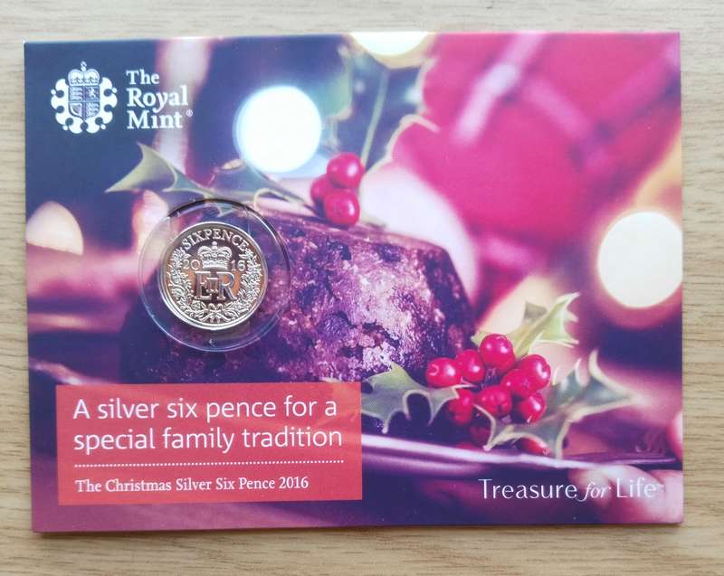 Great Britain 2016 Sterling silver Sixpence with Certificate.