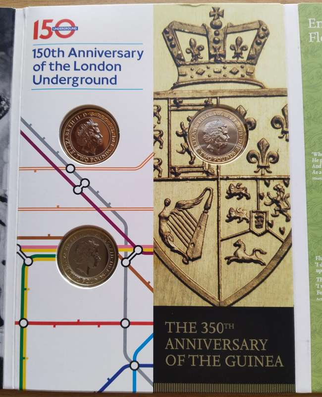 Great Britain 2013 Underground UNC PROOF Coin set. Great Collection!!