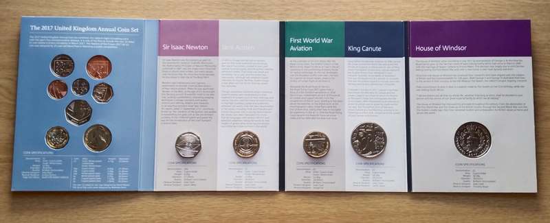 Great Britain 2017 UNC PROOF Coin set. Great Collection!!
