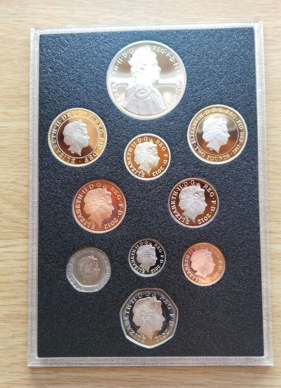 Great Britain 2012 UNC PROOF Coin set. Great collection!!!