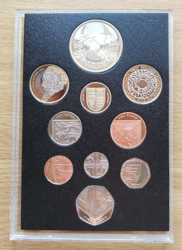 Great Britain 2012 UNC PROOF Coin set. Great collection!!!