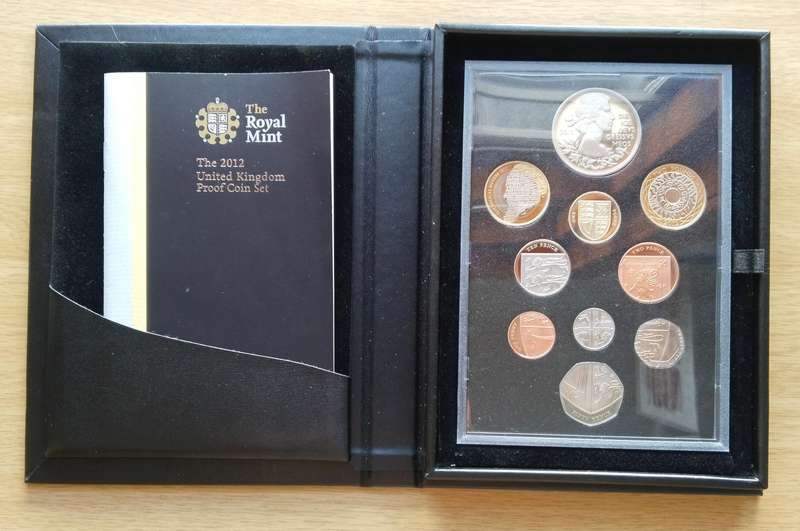 Great Britain 2012 UNC PROOF Coin set. Great collection!!!