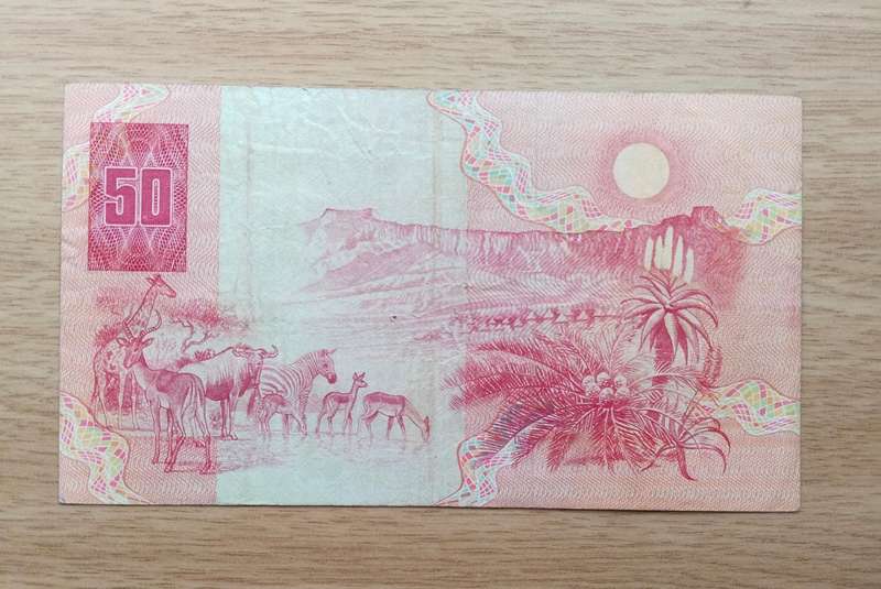 South Africa CL Stals Old R50 Bank Note. (314)
