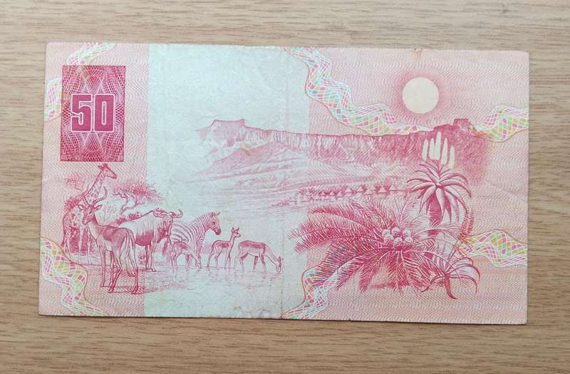 South Africa CL Stals Old R50 Bank Note. (702)