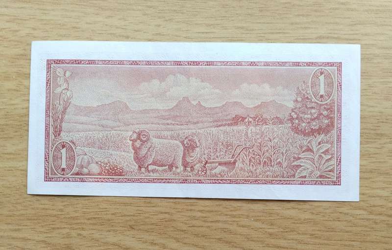 South Africa de Jongh Old R2 Bank Note. Good condition. (933)