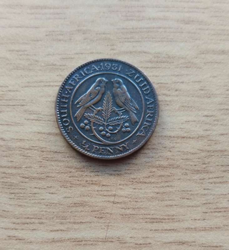 South Africa 1931 Z Farthing.