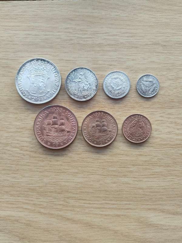 South Africa 1955 Partial Proof Set.