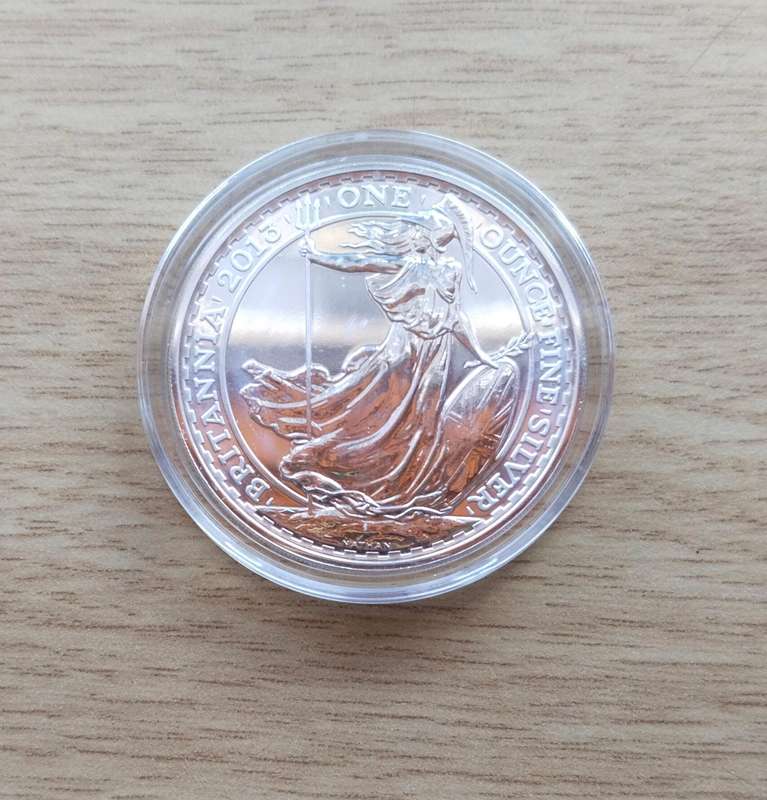 Great Britain 2013 One OZ Fine Silver Britannia