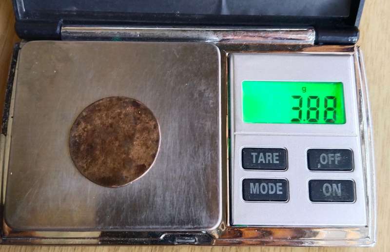 Error South Africa very thin Full penny. 3.88 grams.