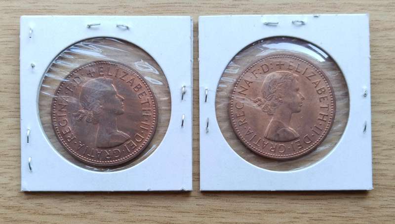 Great Britain collection of 2 X Proof? 1967 Penny's. One bid takes all.
