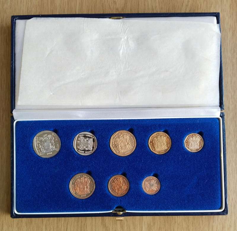 South Africa 1992 Proof Set.