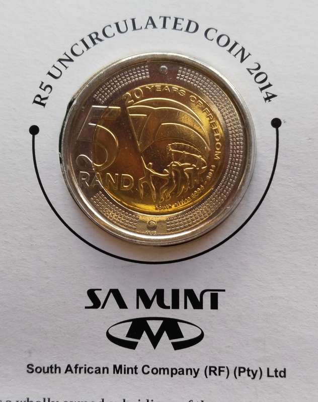 South Africa 20 Years of Democracy Coin Set.