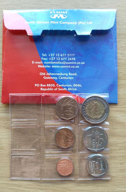 South Africa 2014 UNC Coin Set.