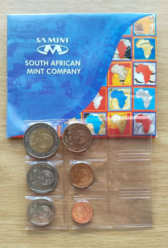 South Africa 2014 UNC Coin Set.