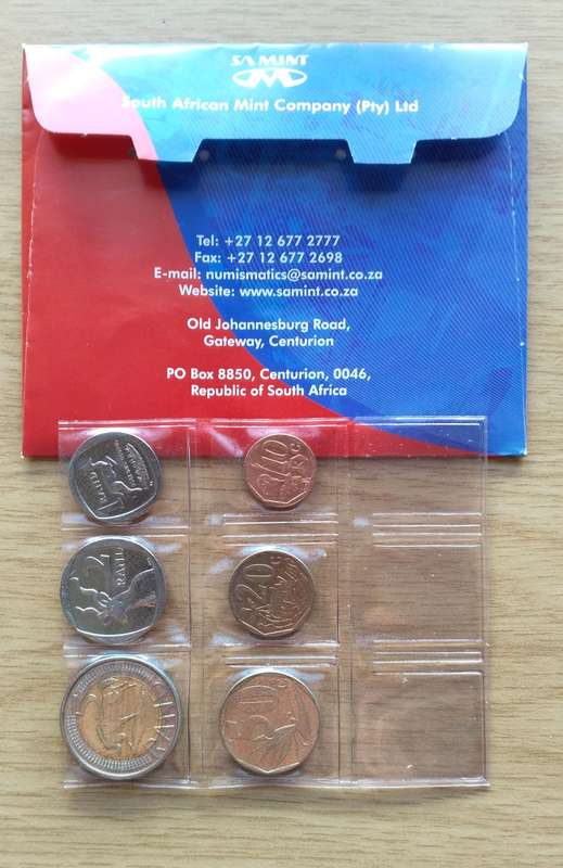 South Africa 2014 UNC Coin Set.