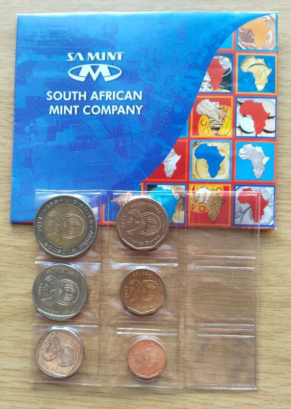 South Africa 2014 UNC Coin Set.