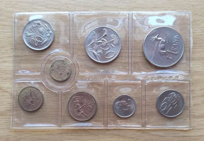 South Africa 1977 UNC Coin Set.