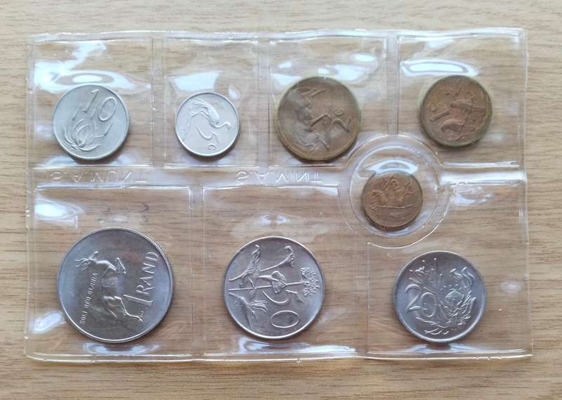 South Africa 1978 UNC Coin Set.