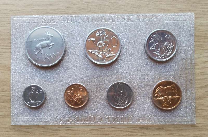South Africa 1989 UNC Coin Set.
