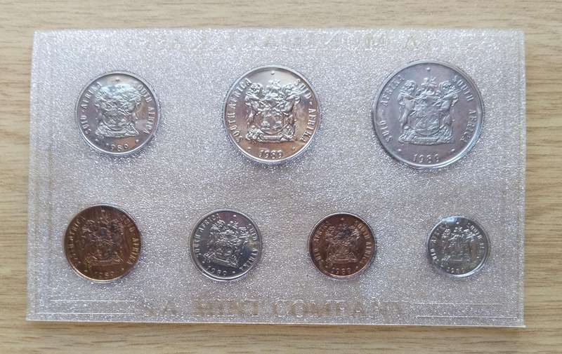 South Africa 1989 UNC Coin Set.