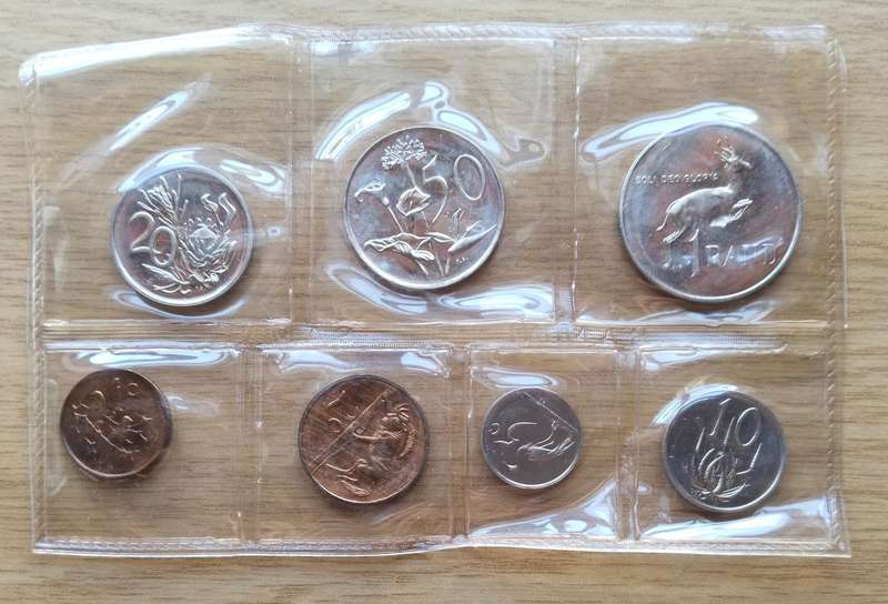 South Africa 1986 UNC Coin Set.
