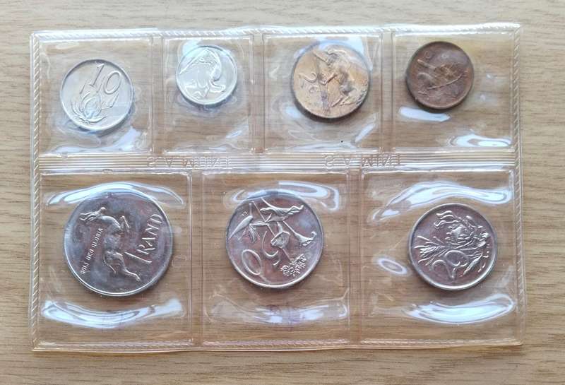 South Africa 1985 UNC Coin Set.