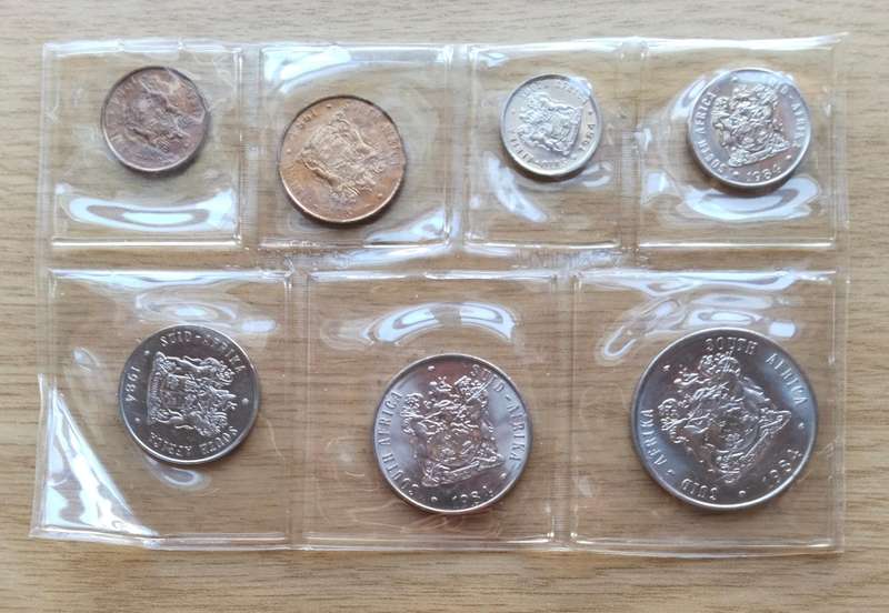 South Africa 1984 UNC Pack coin set.