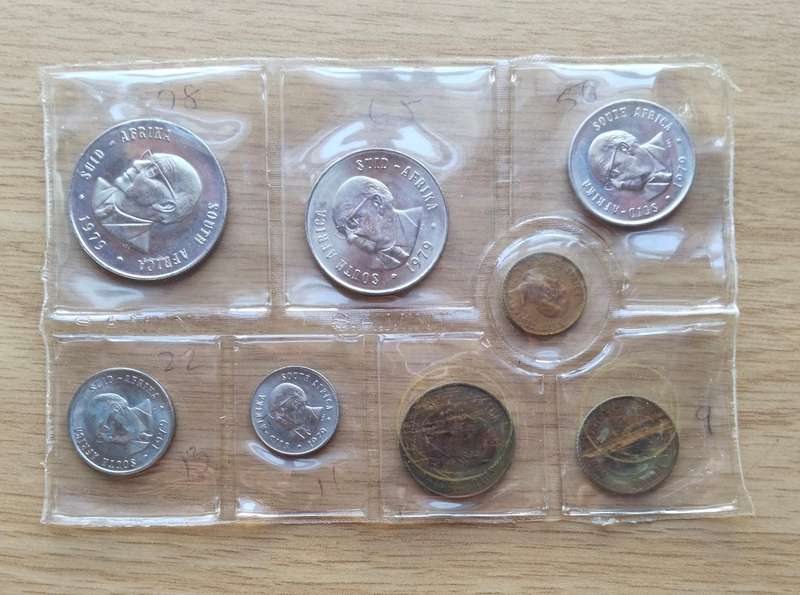 South Africa 1979 UNC Coin Set.