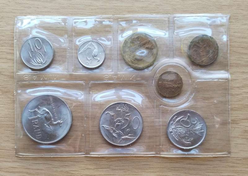 South Africa 1978 UNC Coin Set.