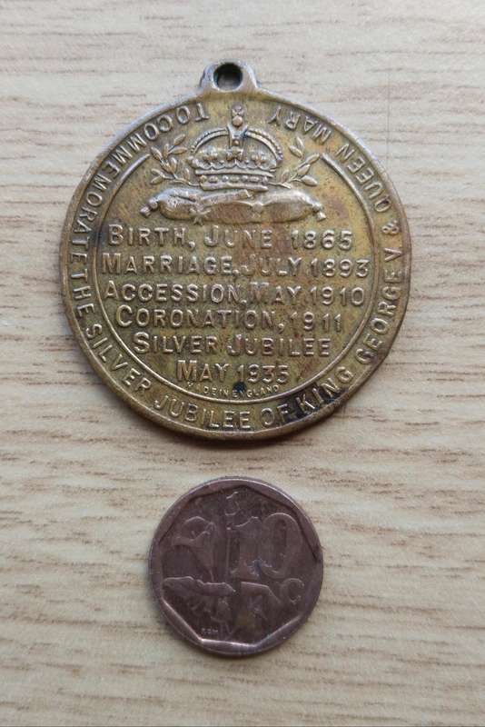Great Britain 1935 Coronation Silver Jubilee Birmingham Bronze Medal.
