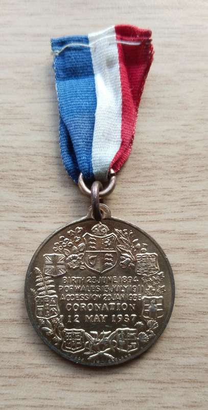 Great Britain King Edward V111 Coronation Medal 12Th May 1937.