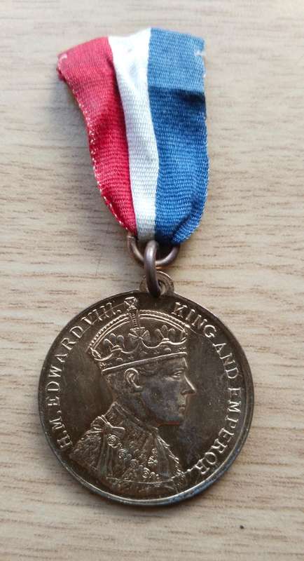 Great Britain King Edward V111 Coronation Medal 12Th May 1937.