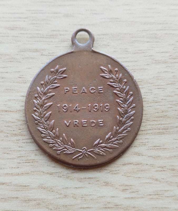 Modder East Peace 1914-1919 Commemorative Medal.