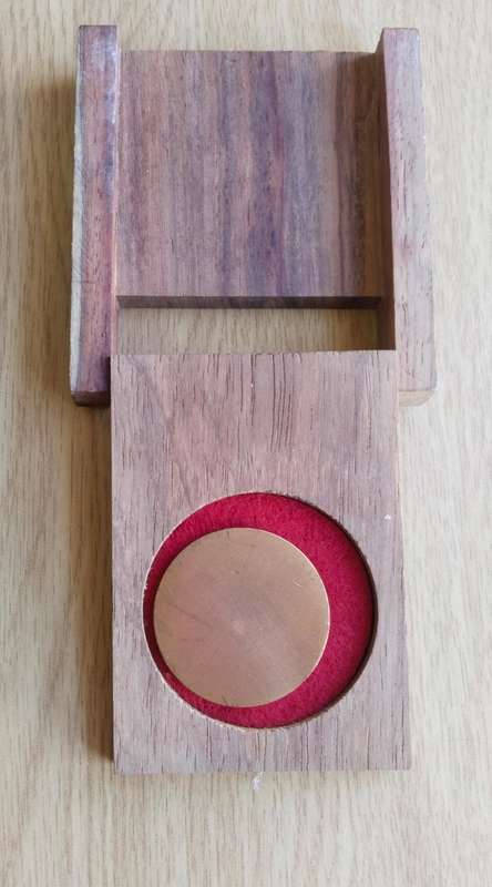 SANDF Medal in Wooden Presentation Box.
