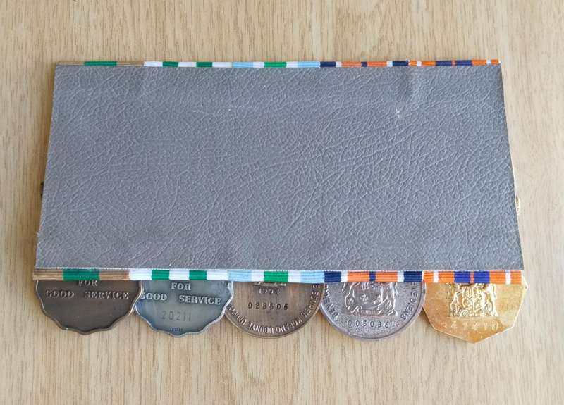 SANDF Full and Miniature Group Medals Awarded to 341410 And Others. Nice Set.