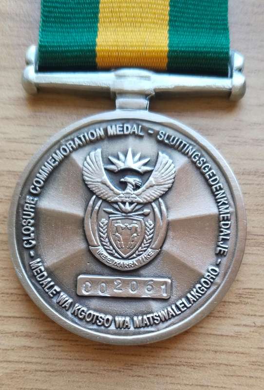 SANDF Full and Miniature Group Medals Awarded to SARGENT FFW BIESKE